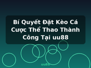 Bí Quyết Đặt Kèo Cá Cược Thể Thao Thành Công Tại uu88 - uu88